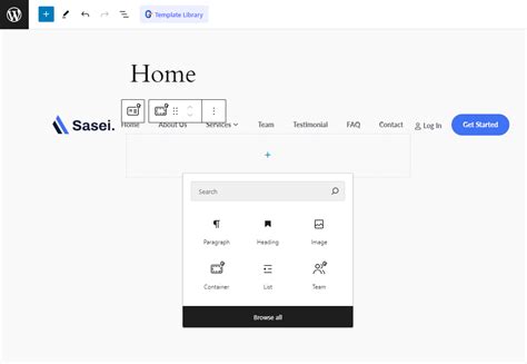 WordPress Mega Menu Block for Gutenberg .